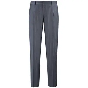 Suit Trousers Michael Kors Stripe Tech Wool Pleated image-0