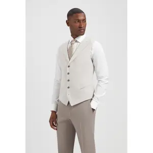 Gilet elegante Michael Kors Linen Blend Check image-1