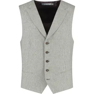 Gilet elegante Michael Kors Pied De Poule Linen