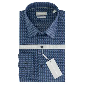 Camisa slim de rendimiento estampada Michael Kors Empire image-0