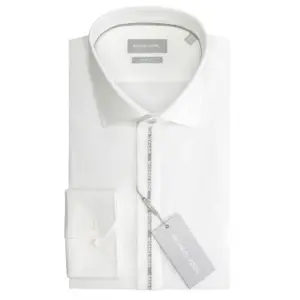 Camisa de ajuste estreito Michael Kors Logo Tape image-0