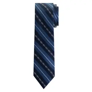 Corbata de rayas Michael Kors Empire Logo image-0