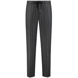 Calças de fato riscas de flanela ousadas Michael Kors image-0