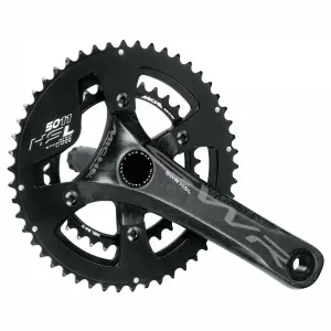 Pedaleira de alumínio com eixo passante Miche SWR HSL - 11sp image-0