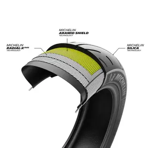 Scooter tires Michelin W GT Honda GL1800 Goldwing 130/70 R 18 M/C 63H TL image-4