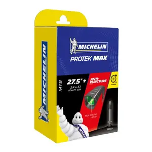 Fahrradschlauch Ventil mit Flüssigkeit mit Pannenschutz Michelin Protek max b6 Presta image-0