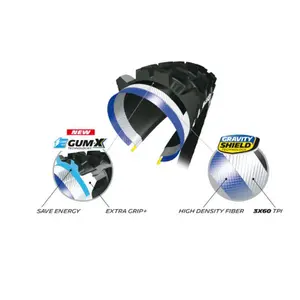 Neumático blando Michelin E-Wild Gum-X Av.Tub.Ready 27.5 x 2.60 image-0