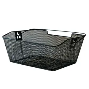 Cesto traseiro de bicicleta de tecido apertado com ganchos Mijnenpieper image-0