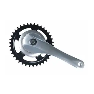 Pédalier en aluminium carré avec disque protecteur Mijnenpieper Rock 38 T image-0