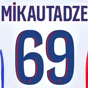 Flocking home OL Ligue 1 MIKAUTADZE #69 2024/25