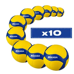 Pack of 10 Volleyballs Mikasa V360W-L