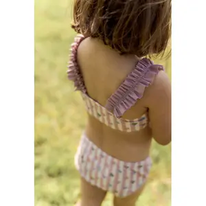 Maiô de banho 2 peças anti-UV bebé menina Mikk-Line AOP image-4