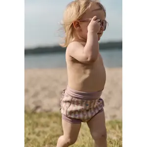 Baddräkt med volanger baby flicka Mikk-Line AOP image-3