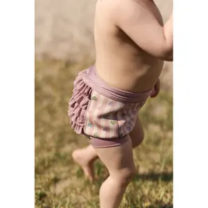Baddräkt med volanger baby flicka Mikk-Line AOP image-4