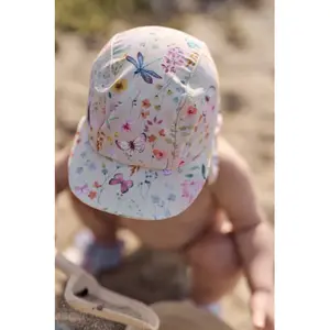 5-Paneled Cap mit UV-Schutz Ohrenschutz für Mädchen Mikk-Line AOP image-3