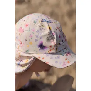 5-Paneled Cap mit UV-Schutz Ohrenschutz für Mädchen Mikk-Line AOP image-5