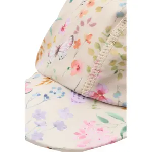 Boné 5 Painéis com proteção de orelhas anti-UV menina Mikk-Line AOP image-3