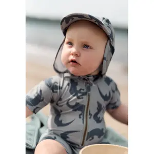 Boné 5 Painéis com proteção de orelhas anti-UV menina Mikk-Line AOP image-4