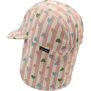 5-Paneled Cap mit UV-Schutz Ohrenschutz für Mädchen Mikk-Line AOP image-1