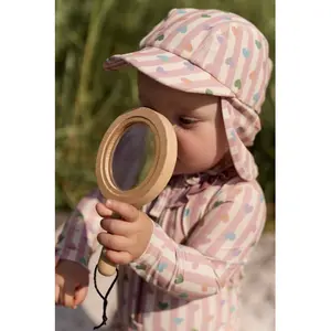 5-Paneled Cap mit UV-Schutz Ohrenschutz für Mädchen Mikk-Line AOP image-2