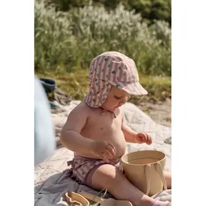 5-Paneled Cap mit UV-Schutz Ohrenschutz für Mädchen Mikk-Line AOP image-3