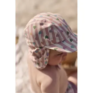 5-Paneled Cap mit UV-Schutz Ohrenschutz für Mädchen Mikk-Line AOP image-5