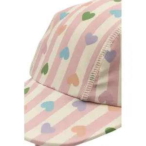 Boné 5 Painéis com proteção de orelhas anti-UV menina Mikk-Line AOP image-3