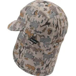 5-Paneled Cap mit UV-Schutz Ohrenschutz für Mädchen Mikk-Line AOP image-1