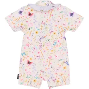 UV-Bestendige Zwempak met Ruffles Baby Meisje Mikk-Line AOP image-1