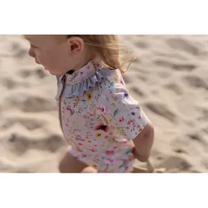 UV-Bestendige Zwempak met Ruffles Baby Meisje Mikk-Line AOP image-5