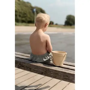 Baby boy swim shorts Mikk-Line Solid image-6