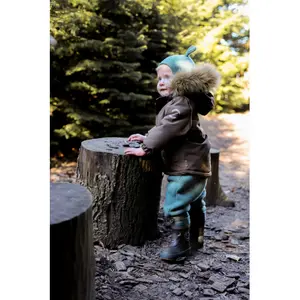 Chaqueta con pelo niño Mikk-Line image-5