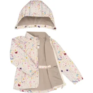 Jacket με κουκούλα softshell κορίτσι μωρού Mikk-Line AOP image-2