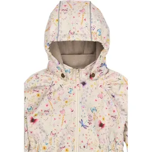 Jacket με κουκούλα softshell κορίτσι μωρού Mikk-Line AOP image-3