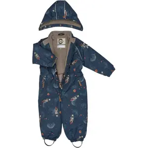 Baby girl ski suit Mikk-Line AOP Floral image-2