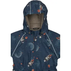 Baby girl ski suit Mikk-Line AOP Floral image-3