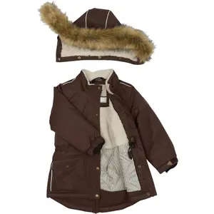 Girl's parka Mikk-Line Twill image-4