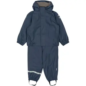 Children's Waterproof PU Set with Fleece Mikk-Line image-0