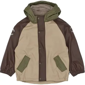 Vattentåligt PU-set med fleece barn Mikk-Line image-1