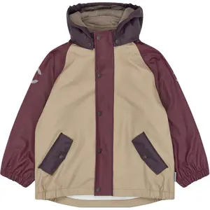 Vattentåligt PU-set med fleece barn Mikk-Line image-1