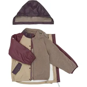 Vattentåligt PU-set med fleece barn Mikk-Line image-6