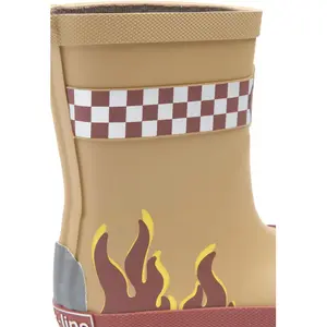 Kinderstiefel Mikk-Line Wellies Firefighter - Barefoot image-5