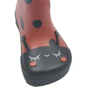 Παιδικές μπότες Mikk-Line Wellies Ladybug - Barefoot image-4