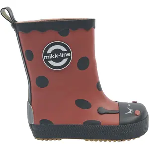 Παιδικές μπότες Mikk-Line Wellies Ladybug - Barefoot image-1