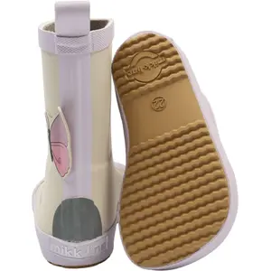 Παιδικές μπότες Mikk-Line Wellies Butterfly - Barefoot image-3