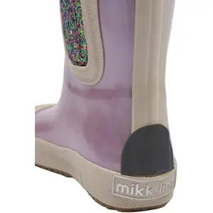 Παιδικές μπότες Mikk-Line Wellies Short Metallic - Barefoot image-5