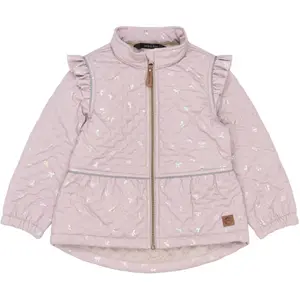 Baby girl down jacket Mikk-Line Thermal+ AOP