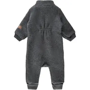 Grenouillère en laine côtelé bébé Mikk-Line image-1