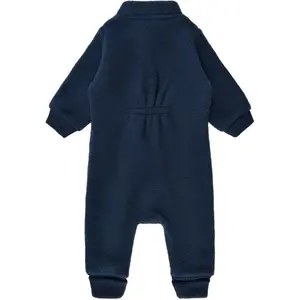 Grenouillère en laine côtelé bébé Mikk-Line image-1