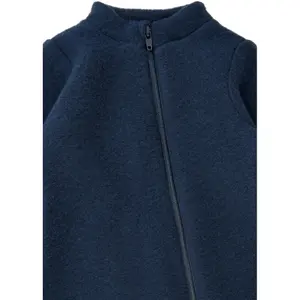 Grenouillère en laine côtelé bébé Mikk-Line image-2